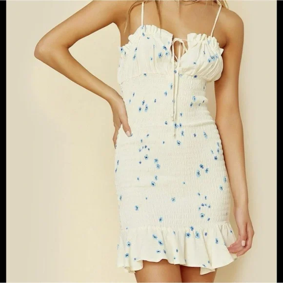 revolve eva mini dress SOVERE Eve Mini Dress in Neutral